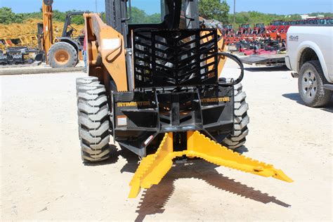 mini skid steer tree puller|danuser intimidator tree puller for sale.